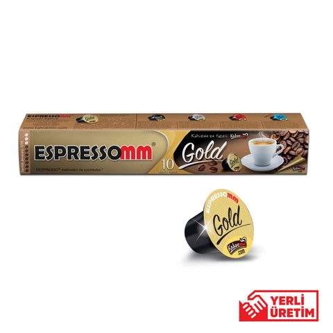 Espressomm Gold Nespresso Compatible Coffee Capsul - Pbt