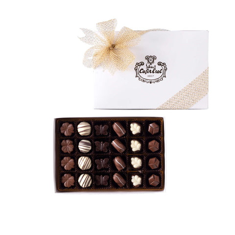 Şekerci Cafer Erol Special Chocolate - White Thin Box - 24 Pieces