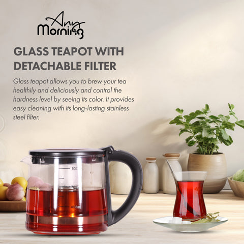 Any Morning - Tea Kettle Electric - Tea Maker - 68 oz | DE23203SX