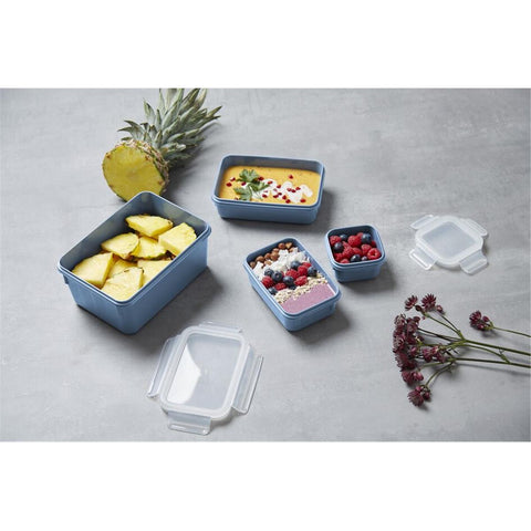 Tefal MasterSeal Color 4-Piece Storage Container Set - Blue