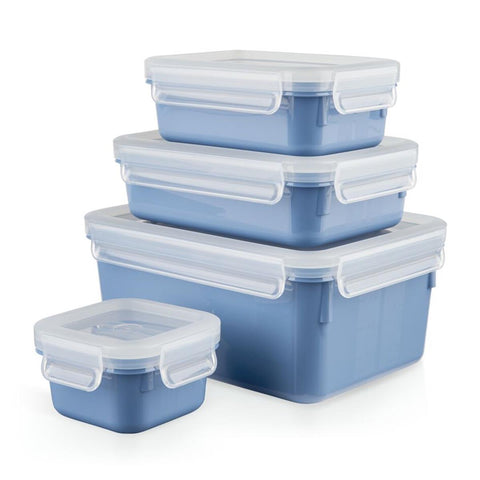 Tefal MasterSeal Color 4-Piece Storage Container Set - Blue