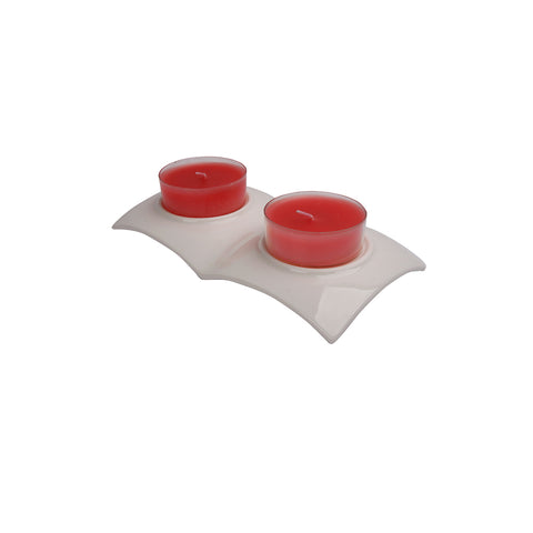 BiggHome Tealight Candle Set - Red