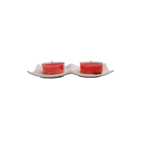 BiggHome Tealight Candle Set - Red