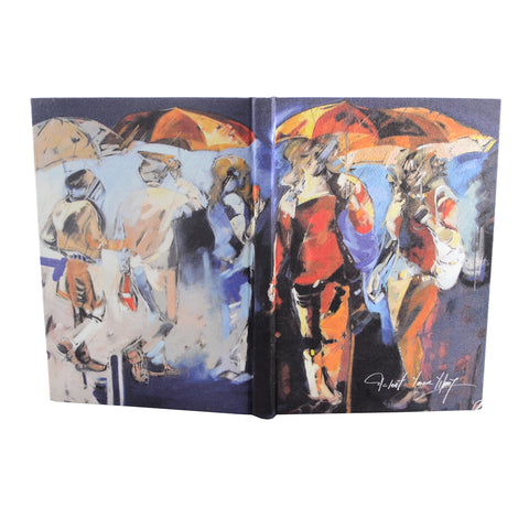 BiggDesign People with Umbrellas Notebook 14x20 cm