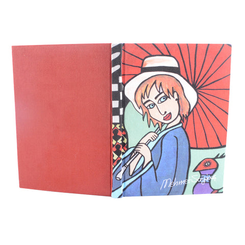 BiggDesign Girl with Umbrella Notebook 14x20 cm