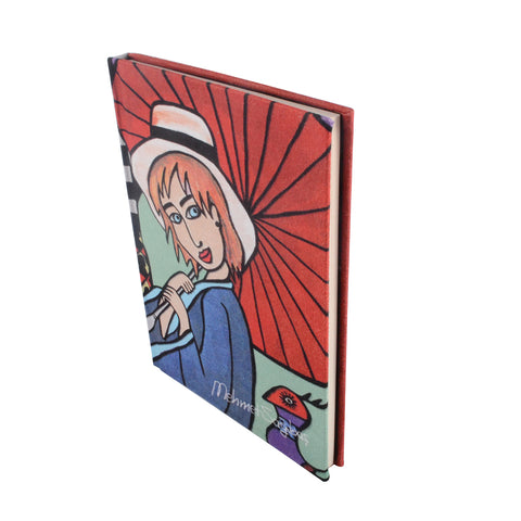 BiggDesign Girl with Umbrella Notebook 14x20 cm