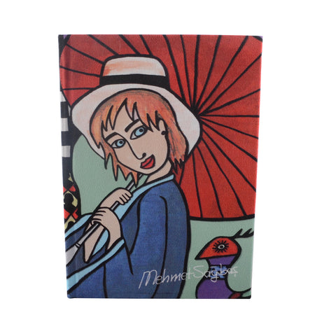 BiggDesign Girl with Umbrella Notebook 14x20 cm