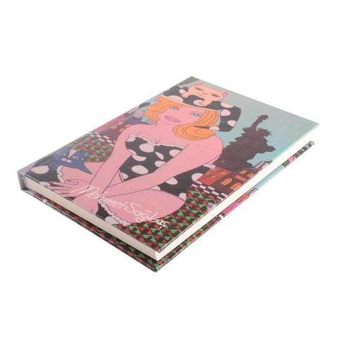 BiggDesign Girl and Cats Notebook 9x14 cm