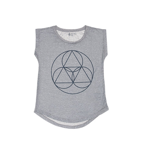 BiggYoga Namaste Grey T-Shirt