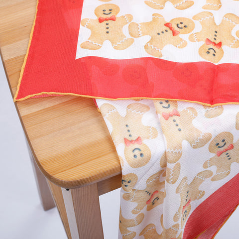 BiggDesign Gingerbread Patterned Scarf