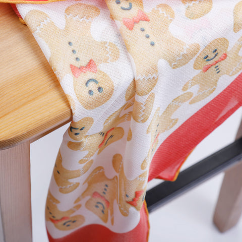 BiggDesign Gingerbread Patterned Scarf