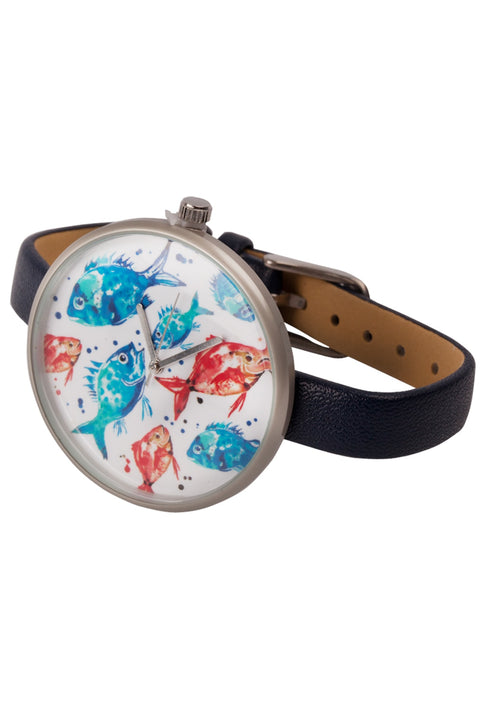 Anemoss Aquarium Women's Leather Watch