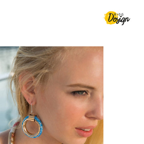 AnemosS Marine Designed Earings - Blue