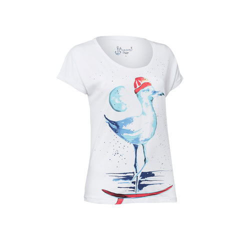 Anemoss Seagull Womens T-Shirt