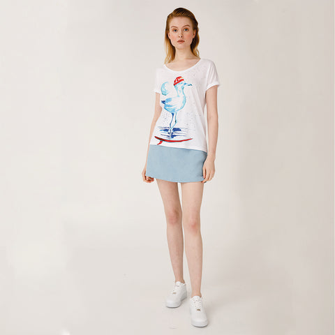 Anemoss Seagull Womens T-Shirt