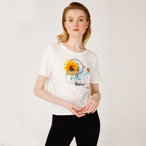 Biggdesign Nature Female T-Shirt-Small Size