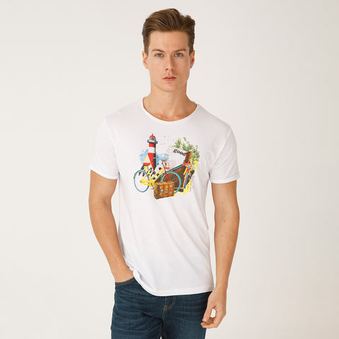 Biggdesign Nature Traveler T-Shirt- Small Size