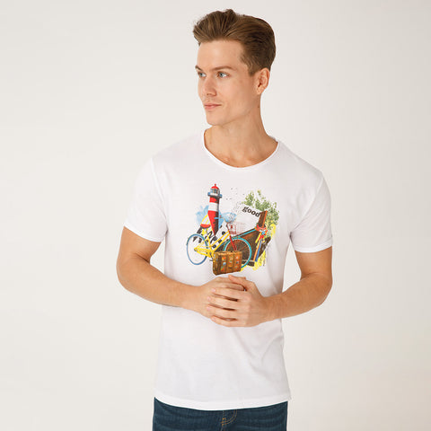 Biggdesign Nature Traveler T-Shirt- Small Size