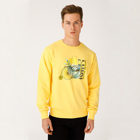 BiggDesign Nature Bicycle in Bosphorus Men Sweatshirt