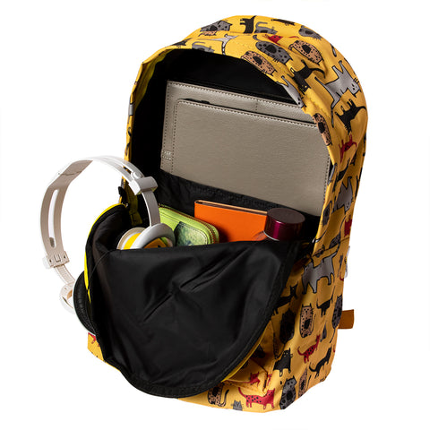 Biggdesign Cats Yellow Backpack