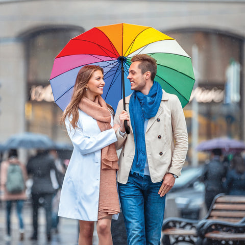 Biggbrella Rainbow Long Umbrella