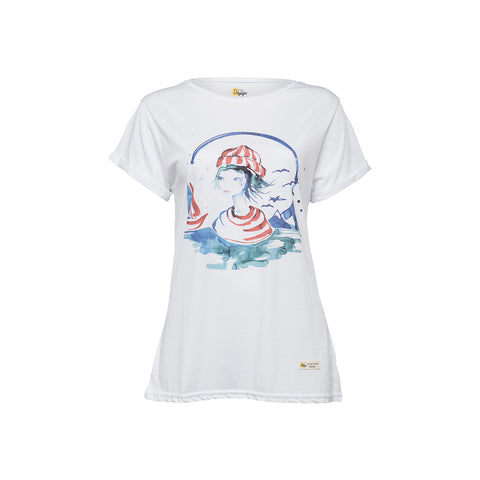 Anemoss Sailor Girl Womens T-Shirt