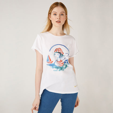 Anemoss Sailor Girl Womens T-Shirt