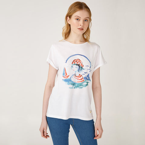 Anemoss Sailor Girl Womens T-Shirt