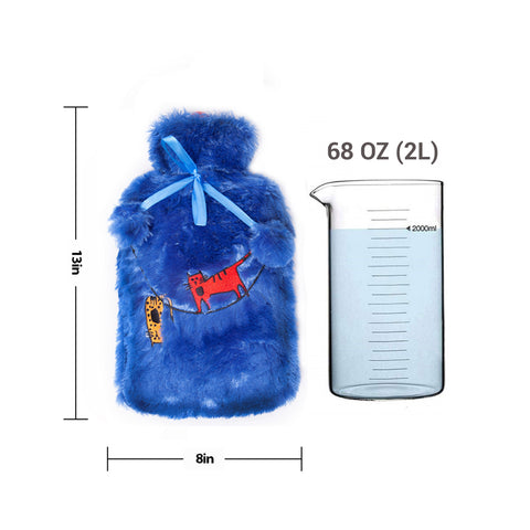 Biggdesign Cats Blue Hot Water Bottle