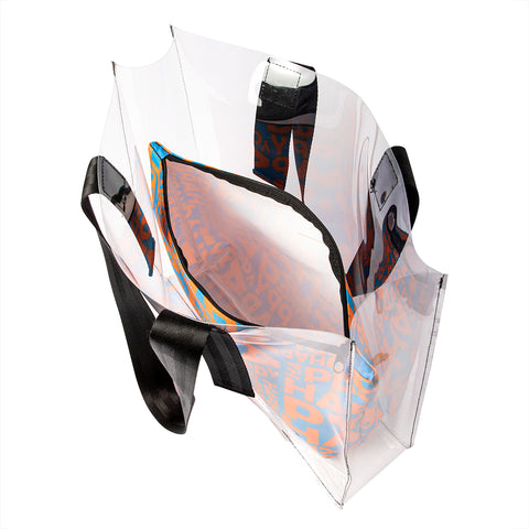 Biggdesign Moods Up Happy Transparent Shopping and Beach Bag