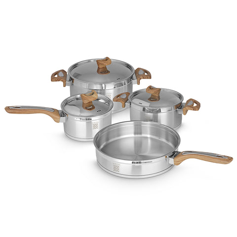 Serenk Definition Stainless Steel 7 Pieces Cookware Set