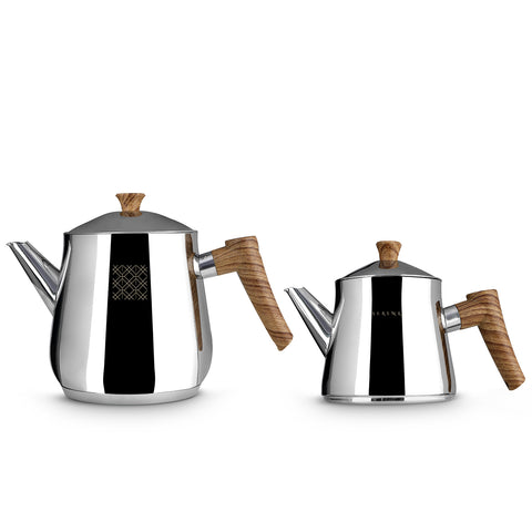 Serenk Definition Stainless Steel Teapot Set