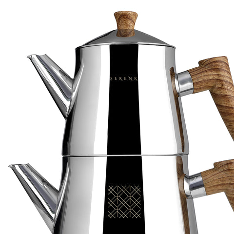 Serenk Definition Stainless Steel Tea Pot Set