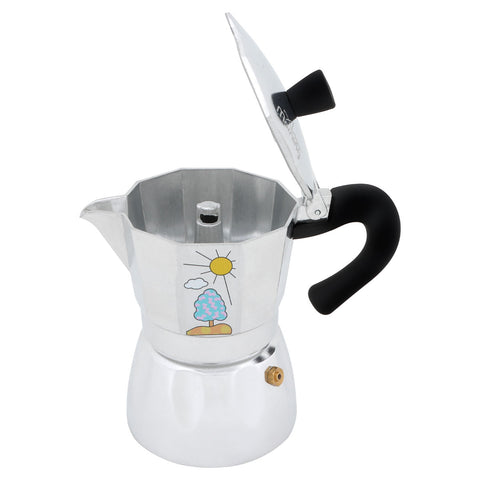 Any Morning Hes-3 Aluminum Espresso Coffee Maker 120 ml