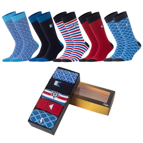 Biggdesign Ocean Men's Socks Set of 5