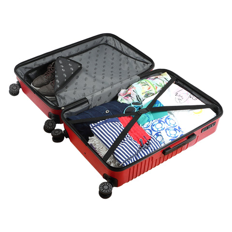 Biggdesign Cats Carry On Luggage, Red, Small