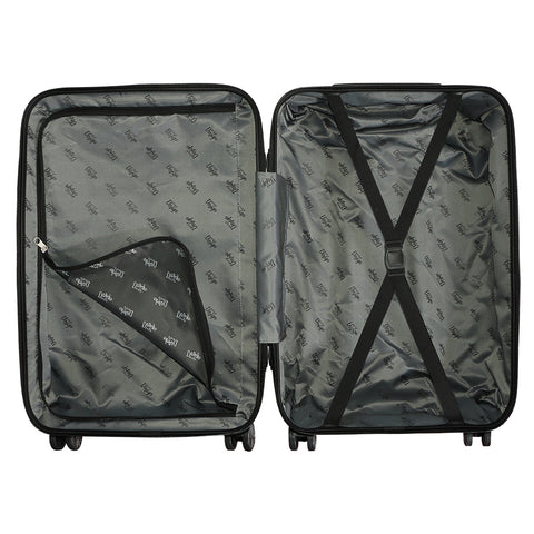 Biggdesign Moods Up Medium Suitcase with Wheels, Antracite, 24 Inch