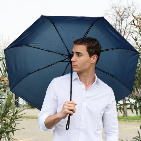 Biggdesign Moods Up Navy Blue Fully Automatic Umbrella