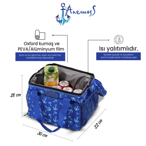 Anemoss Anchor Insulated Blue Bag