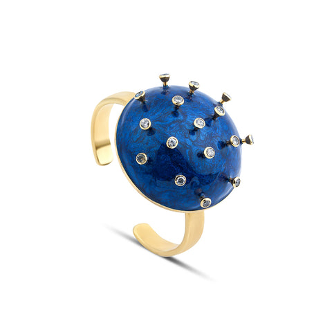 Tash Design Stars Enamel Cuff Bracelet/Bangle