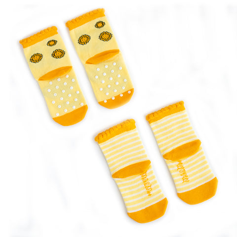 Milk&Moo Buzzy Bee and Chancin 4 Piece Baby Sock Set