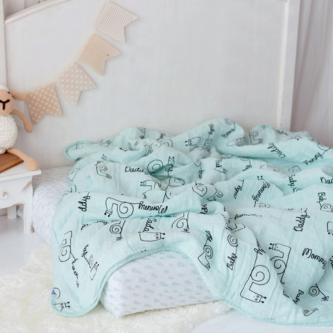 Milk&Moo Sangaloz Baby Muslin Fiber Filled Blanket