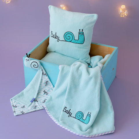 Milk and Moo Sangaloz Baby Blanket Set
