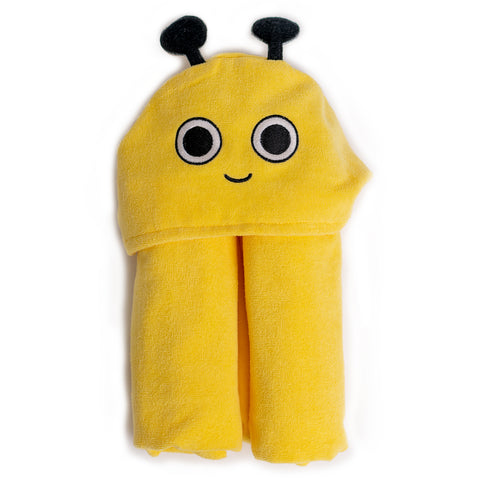 Milk&Moo Buzzy Bee Velvet Hooded Baby Towel