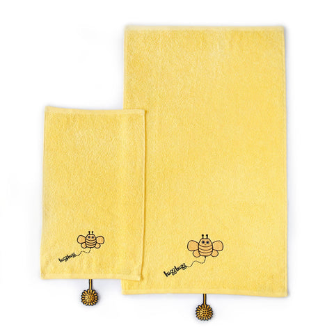 Milk&Moo Buzzy Bee Baby Towel Set of 2