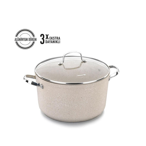 KORKMAZ Granita 24x12.5 cm Pot Cookware