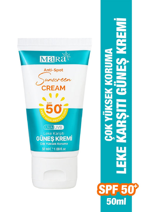 Mara Sunscreen Cream Spf 50+ Anti-Spot 50 Ml