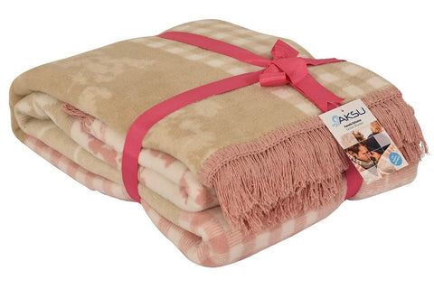 Aksu Single Cotton Blanket 150x200 Rene