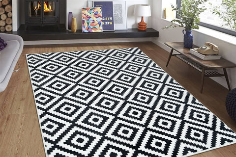 Aksu Non-Slip Floor Carpet 120X180 Pyramid
