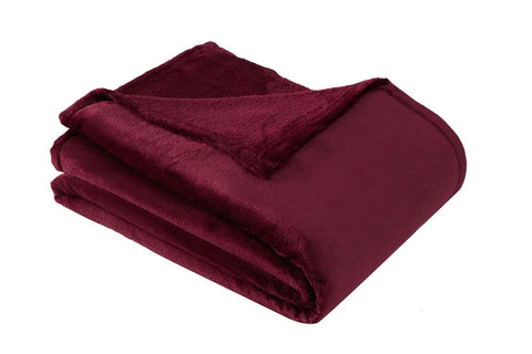 Aksu Wellsoft Double Blanket 200X220 Claret Red